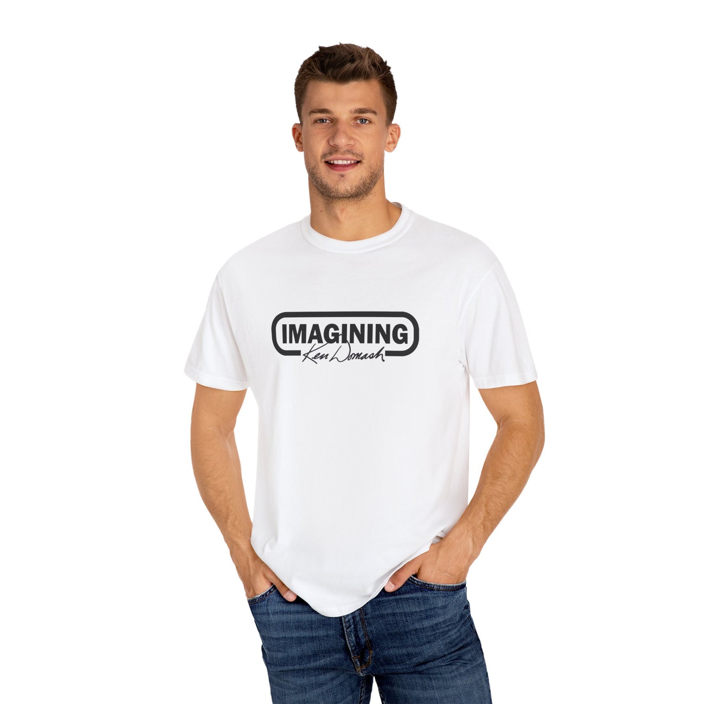 "Imagining" Unisex Garment-Dyed T-shirt