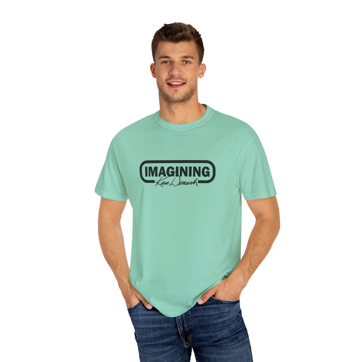 "Imagining" Unisex Garment-Dyed T-shirt