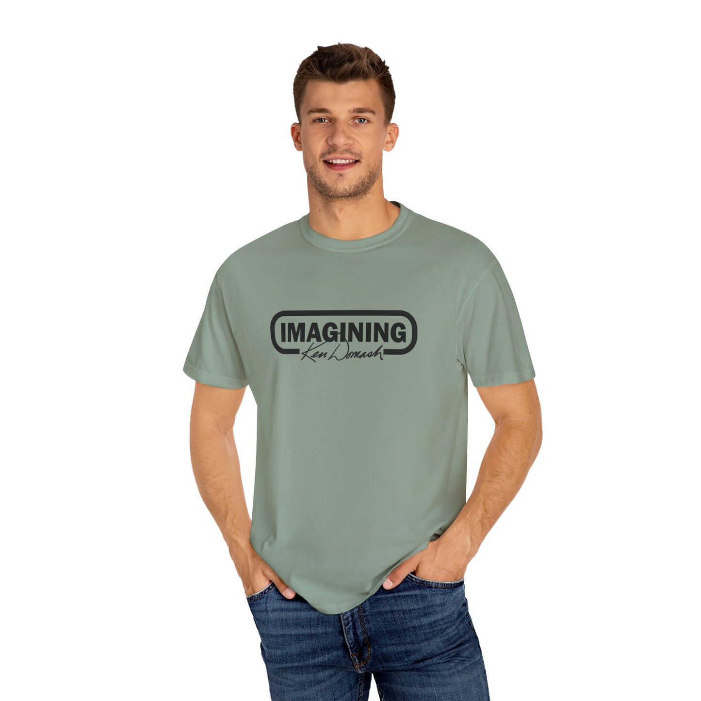 "Imagining" Unisex Garment-Dyed T-shirt