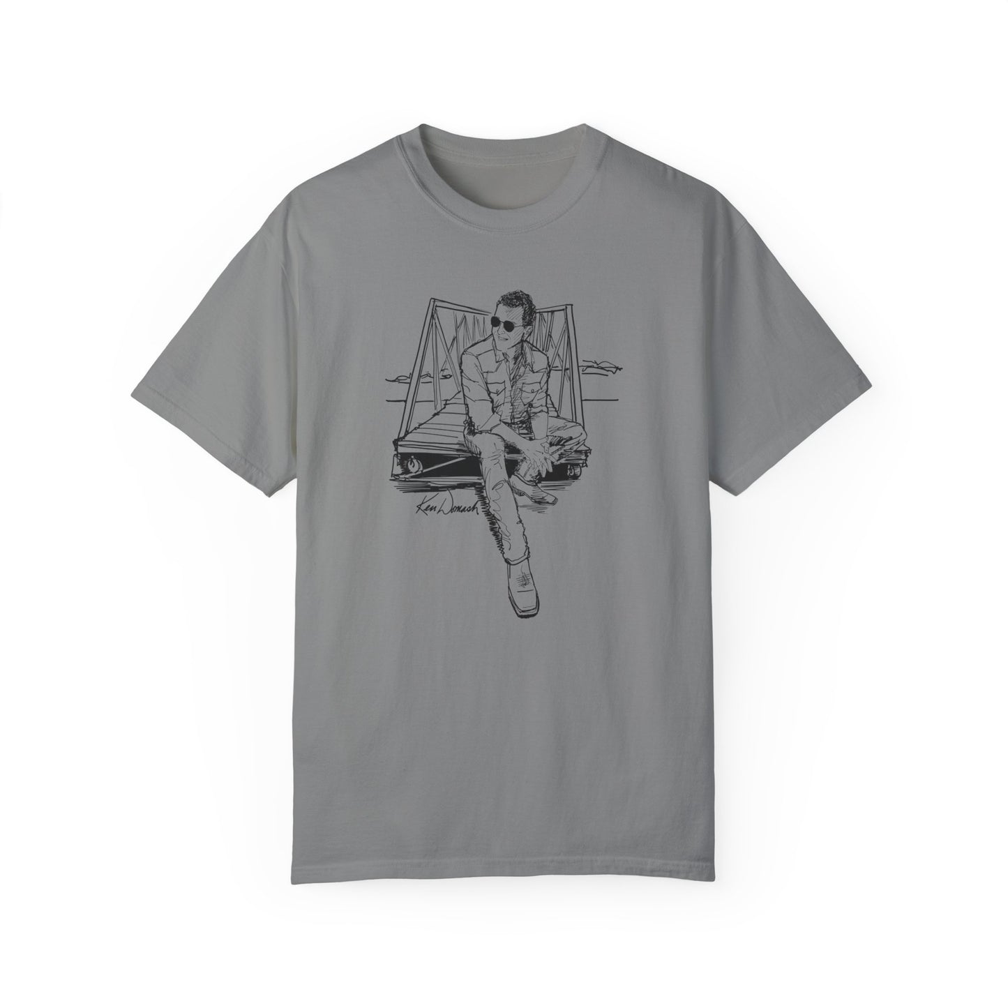 Ken Domash Self Portrait Art Shirt - Unisex Garment-Dyed T-shirt