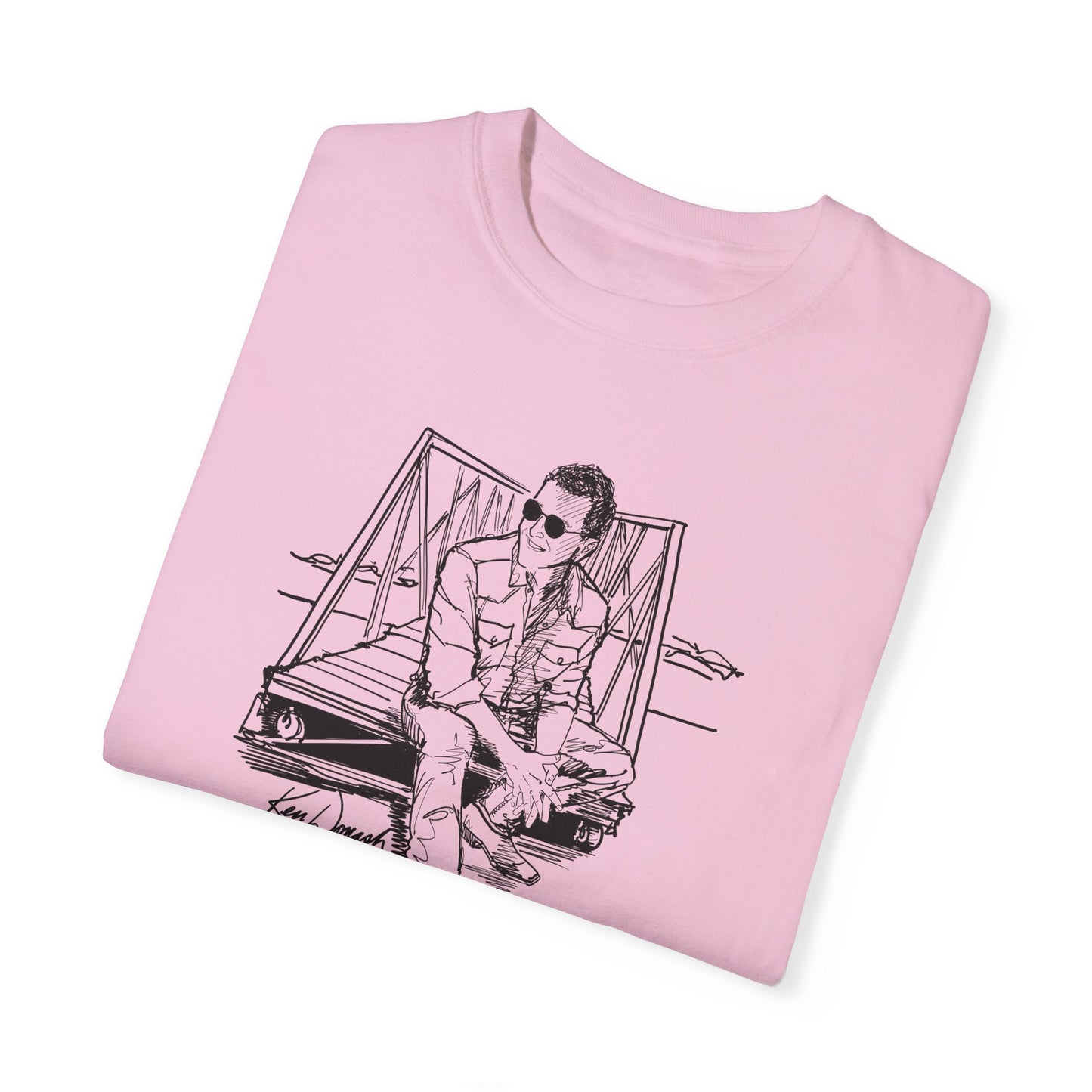 Ken Domash Self Portrait Art Shirt - Unisex Garment-Dyed T-shirt