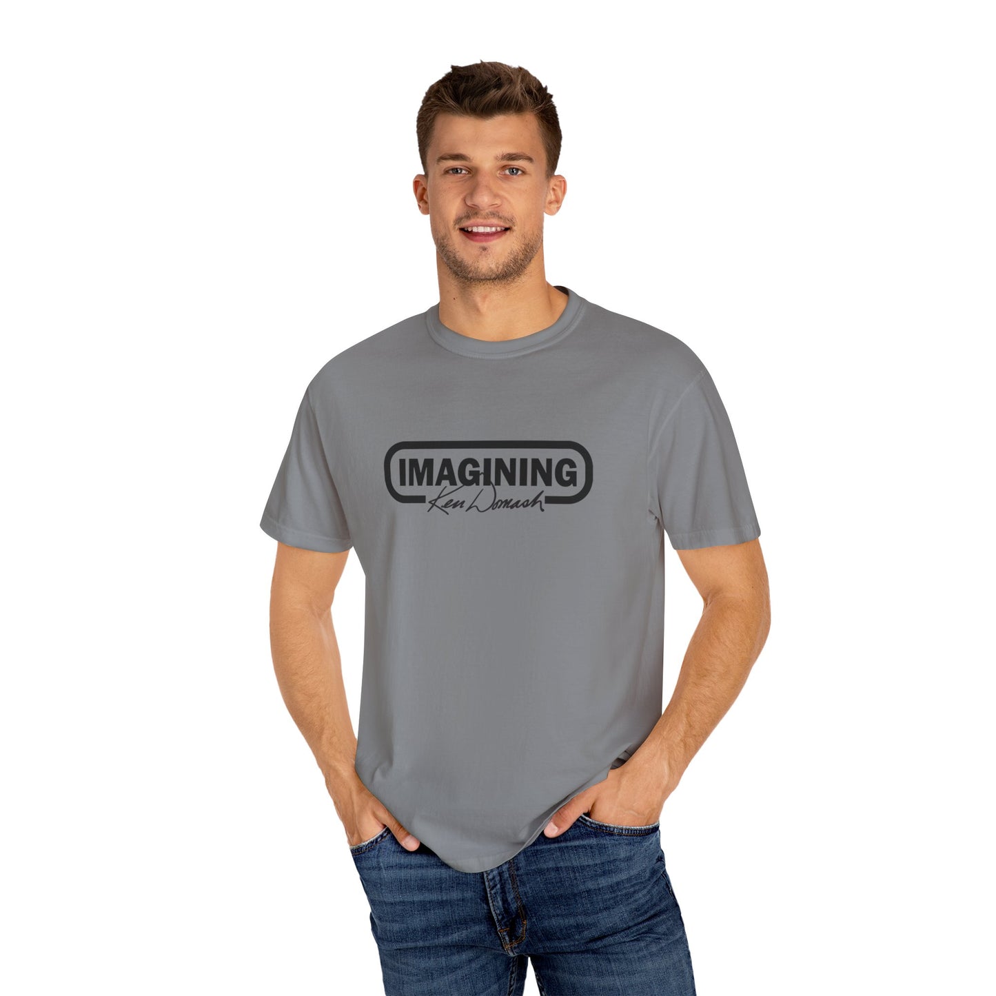 "Imagining" Unisex Garment-Dyed T-shirt