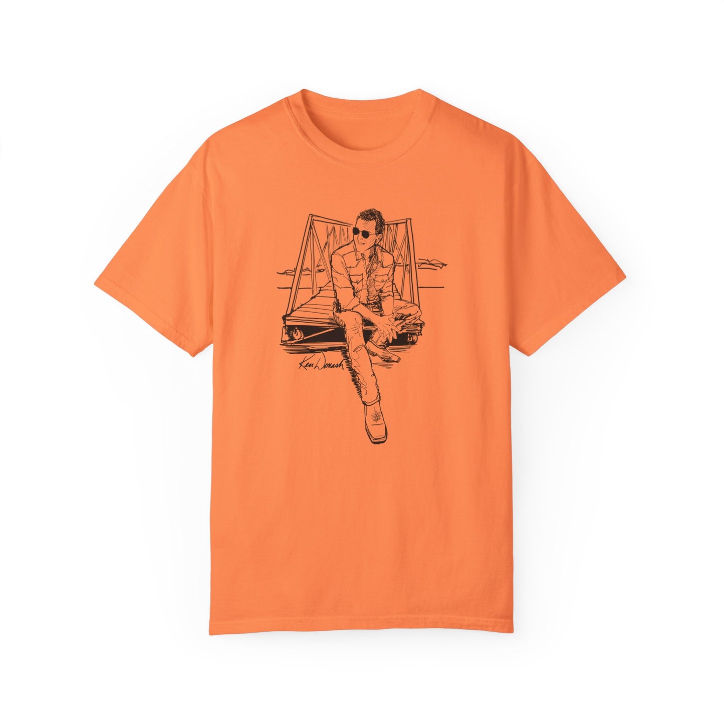 Ken Domash Self Portrait Art Shirt - Unisex Garment-Dyed T-shirt